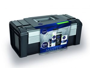 Подаръчен комплект Nivea Tech Master Set 5 продукта + Kутия за инструменти