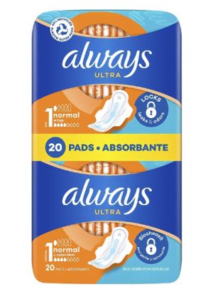 Always Ultra Normal  Дамски превръзки 20бр