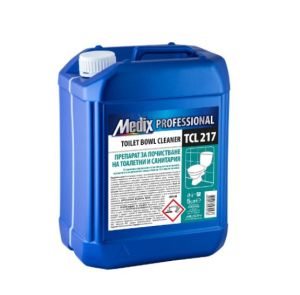 Medix Professional TOILET BOWL CLEANER TCL 217 Препарат за почистване на тоалетни и санитария (интенс) 5 л. 