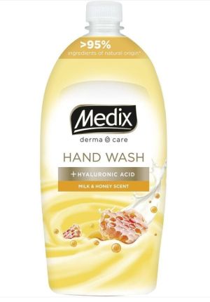 Medix Derma Care + Hayaluronic Milk & Honey Течен сапун мляко и мед 0.800мл