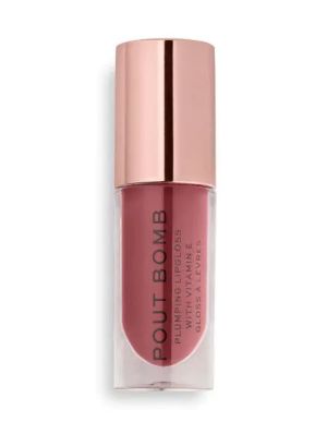 Makeup Revolution гланц за обем Pout Bomb - Sauce Dusty Pink ПО ЗАЯВКА
