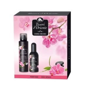 Tesori d’Oriente China Orchid Kомплект за жени EDP Парфюмна вода 100мл+Дезодорант 150мл