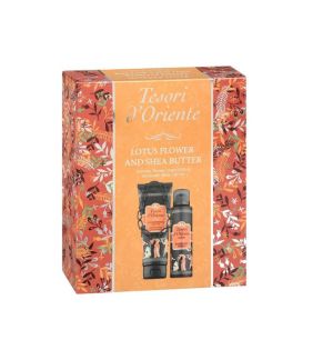 Tesori d’Oriente Lotus Flower Kомплект за жени Парфюмен душ - гел 250 мл + Дезодорант 150 мл